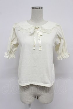 画像1: m petit by misako / 丸襟プルオーバー S アイボリー T-26-03-07-014-0-TO-SA-ZT