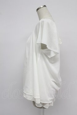 画像4: axes femme / backリボンシフォントップス  白 T-26-03-07-015-AX-TO-SA-ZT