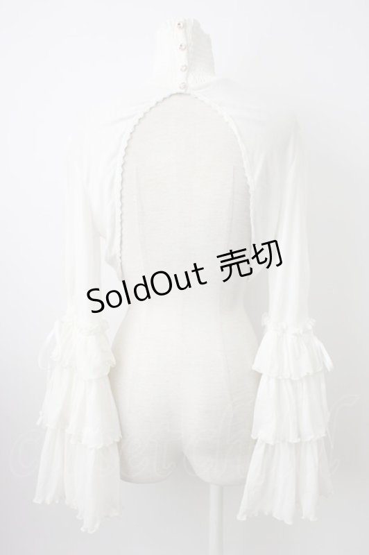 画像2: Hoshibako Works / サマーウィッチボレロ  白 T-26-03-08-003-LO-TO-SA-ZT640 (2)