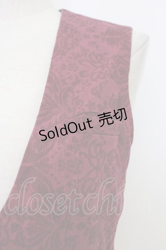 画像4: metamorphose / Dim Lightベスト  ボルドー T-26-03-08-024-ME-TO-SA-ZT640 (4)