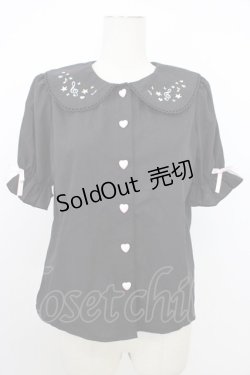 画像1: Lovely Tency / TT*INAエリシシュウBL L 黒 T-26-03-08-028-GO-BL-SA-ZT