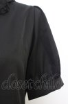 画像4: MA*RS / クロス刺繍ネクタイ付きブラウス  ブラック T-26-03-08-029-EL-BL-SA-ZT640 (4)
