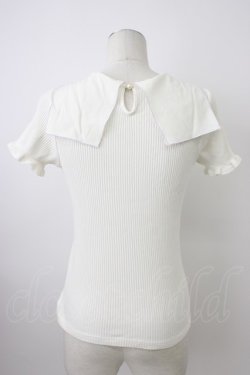 画像2: Ank Rouge / 羽根襟トップス M アイボリー T-26-03-08-004-CA-TO-SA-ZT