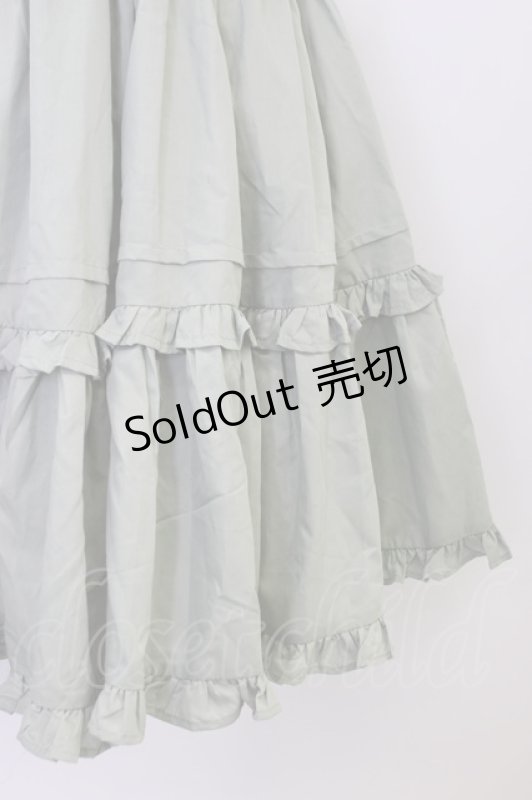 画像5: Chalmiere / フリルロングジャンスカ M グリーン T-26-03-08-034-0-OP-SA-ZH (5)