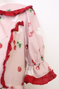 画像4: Chalmiere / チェリーバニー柄ワンピース  ピンク T-26-03-08-035-0-OP-SA-ZT