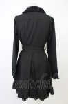 画像2: axes femme / ジレ付きトレンチコート  黒 T-26-03-08-036-AX-CO-SA-ZT641 (2)