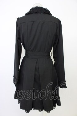 画像2: axes femme / ジレ付きトレンチコート  黒 T-26-03-08-036-AX-CO-SA-ZT