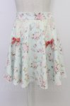 画像1: Swankiss / 薔薇柄フェイクガータースカート  ミント T-26-03-08-039-CA-SK-SA-ZT641 (1)