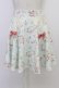 画像1: Swankiss / 薔薇柄フェイクガータースカート  ミント T-26-03-08-039-CA-SK-SA-ZT (1)