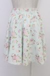 画像2: Swankiss / 薔薇柄フェイクガータースカート  ミント T-26-03-08-039-CA-SK-SA-ZT641 (2)