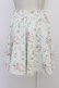 画像2: Swankiss / 薔薇柄フェイクガータースカート  ミント T-26-03-08-039-CA-SK-SA-ZT (2)
