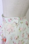 画像3: Swankiss / 薔薇柄フェイクガータースカート  ミント T-26-03-08-039-CA-SK-SA-ZT641 (3)