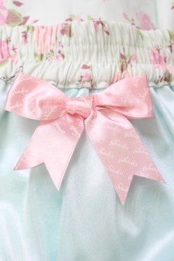 画像5: Swankiss / 薔薇柄フェイクガータースカート  ミント T-26-03-08-039-CA-SK-SA-ZT