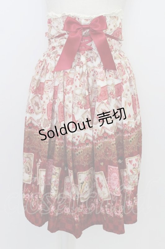 画像1: BABY,THE STARS SHINE BRIGHT / Alice Red&Blackスカート M レッド T-26-03-08-040-BA-SK-SA-ZT641 (1)