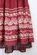画像3: axes femme / メッセージ柄スカート  ボルドーＸアイボリー T-26-03-08-041-AX-SK-SA-ZT (3)
