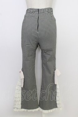 画像2: Lolime by mellfy memory / PRETTY UPギンガムチェックパンツ  黒Ｘ白 T-26-03-08-044-GO-PA-SA-ZT