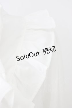 画像3: axes femme kawaii / ヴィンテージサテンブラウス M 白 T-26-03-08-006-AX-BL-SA-ZT