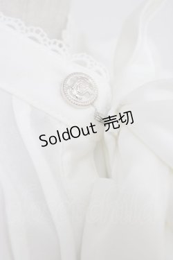 画像4: axes femme kawaii / ヴィンテージサテンブラウス M 白 T-26-03-08-006-AX-BL-SA-ZT