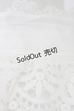 画像3: Jane Marple / リボンタイレース襟長袖ブラウス  白 T-26-03-08-007-JM-BL-SA-ZT