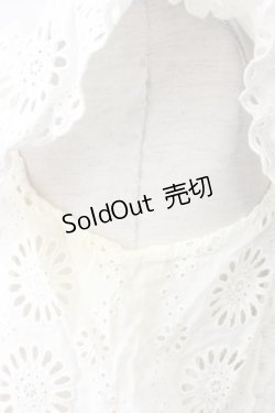 画像5: LIZ LISA / 総レーストップス 1 ホワイト T-26-03-08-001-LO-TO-SA-ZT