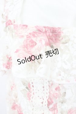 画像4: LIZ LISA / 花柄レースレイヤードチュニック 0 アイボリー×ピンク T-26-03-08-011-LO-TO-SA-ZT