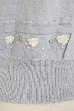 画像3: LODISPOTTO / 半袖カーディガン M サックス T-26-03-08-014-LO-TO-SA-ZT