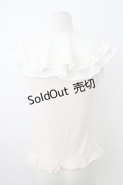 画像2: LIZ LISA / ノースリーブハシゴレースビッグカラートップス 0 ピンク T-26-03-08-016-LO-TO-SA-ZT