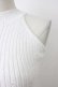 画像3: Darich / バックレースアップアメスリニットトップス  ホワイト T-26-03-08-002-LO-TO-SA-ZT (3)