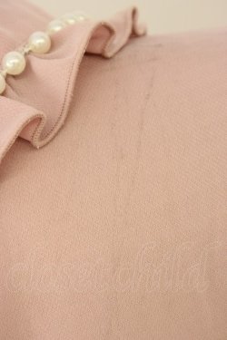 画像3: Secret Honey / パール襟フリルレース長袖ブラウス  ピンク T-26-03-08-020-CA-BL-SA-ZT