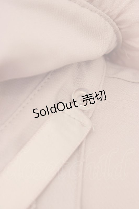 画像5: Secret Honey / パール襟フリルレース長袖ブラウス  ピンク T-26-03-08-020-CA-BL-SA-ZT640 (5)