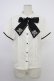 画像1: axes femme / 刺繍リボンセットブラウス  アイボリーＸ黒 T-26-03-11-003-AX-BL-SA-ZT (1)