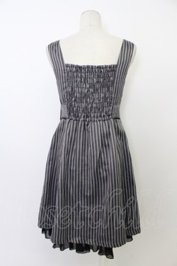 画像2: axes femme / ストライプ先染めジャンドレ  グレーＸ白Ｘ黒 T-26-03-11-024-AX-OP-SA-ZT