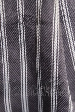 画像5: axes femme / ストライプ先染めジャンドレ  グレーＸ白Ｘ黒 T-26-03-11-024-AX-OP-SA-ZT