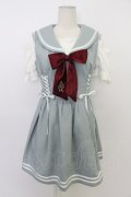 Secret Honey / オフショルセーラーワンピース  ミントＸ白 T-26-03-11-025-CA-OP-SA-ZT