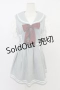 Secret Honey / オフショルセーラーワンピース  ミントＸ白 T-26-03-11-025-CA-OP-SA-ZT