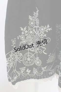 画像5: BABY,THE STARS SHINE BRIGHT / 花車刺しゅうヨークジャンパースカート  黒 T-26-03-11-026-BA-OP-SA-ZT