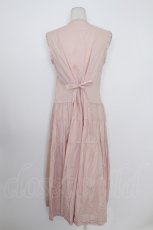 画像2: PINK HOUSE / ピンタックフリルノースリーブワンピース  ピンク T-26-03-11-027-LO-OP-SA-ZT642 (2)