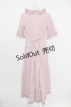 画像2: PINK HOUSE / タータンチェックワンピース  ピンク T-26-03-11-029-LO-OP-SA-ZT