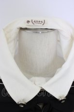 画像5: axes femme / 刺繍リボンセットブラウス  アイボリーＸ黒 T-26-03-11-003-AX-BL-SA-ZT641 (5)