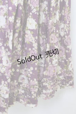 画像5: PINK HOUSE / パンジー柄半袖ワンピース  パープル T-26-03-11-031-LO-OP-SA-ZT