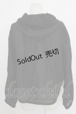 画像2: INGEBORG / ピコフリルフーディブラウス  ブラック T-26-03-11-035-LO-BL-SA-ZT