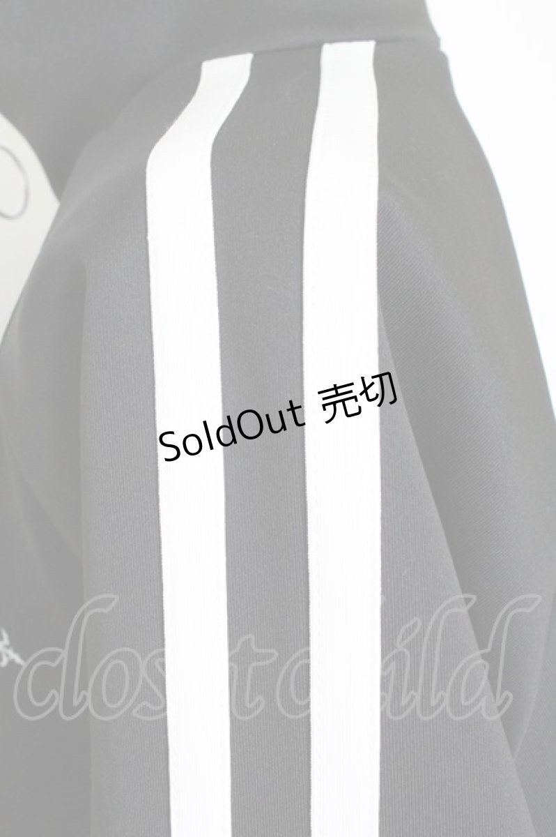 画像4: REFLEM / バックプリントトラックジャージ  黒Ｘ白 T-26-03-11-036-PU-TO-SA-ZT642 (4)