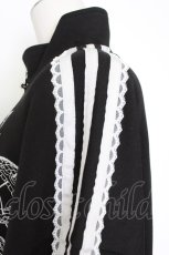 画像3: 柘枝引 TricuspidC / 蛇刺繍半袖ジャージ  黒Ｘ白 T-26-03-11-037-PU-TO-SA-ZT642 (3)