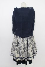 画像2: CRUCIS・南十字 / 魔女&動物プリントジャンパースカートセット  ネイビー T-26-03-11-038-PU-OP-SA-ZT642 (2)