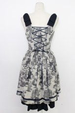 画像4: CRUCIS・南十字 / 魔女&動物プリントジャンパースカートセット  ネイビー T-26-03-11-038-PU-OP-SA-ZT642 (4)