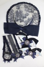 画像12: CRUCIS・南十字 / 魔女&動物プリントジャンパースカートセット  ネイビー T-26-03-11-038-PU-OP-SA-ZT642 (12)