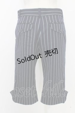 画像2: Jane Marple / ストライプハーフパンツ  ネイビー T-26-03-11-040-JM-PA-SA-ZT