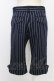 画像2: Jane Marple / ストライプハーフパンツ  ネイビー T-26-03-11-040-JM-PA-SA-ZT (2)