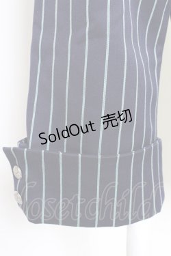 画像4: Jane Marple / ストライプハーフパンツ  ネイビー T-26-03-11-040-JM-PA-SA-ZT