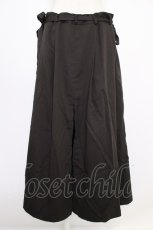 画像1: IRO+IRO / 蝶舞う月下の彼岸花 袴風パンツ  ブラウンＸ青 T-26-03-11-041-LO-PA-SA-ZT643 (1)